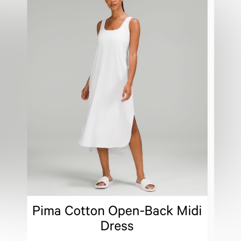 NWOT Lululemon Open Back Dress